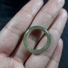 Natural  Grade A  Jadiete  Jade ring stone carving  Size 8.25   A7145