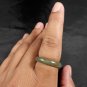 Natural  Grade A  Jadiete  Jade ring stone carving  Size 8.25   A7145