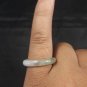 Natural  Grade A  Jadiete  Jade ring stone carving  Size  6.75   A7126