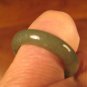 Set 2 Natural Grade A  Jadeite Jade ring rings stone carving  Size 7.5 US  A620