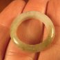 Set 2 Natural Grade A  Jadeite Jade ring rings stone carving  Size 7.5 US  A620