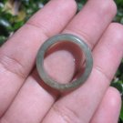 Natural Jadeite Jade ring Thailand jewelry stone mineral size  7 US   E 59116