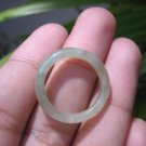 Natural Jadeite Jade ring Thailand jewelry stone mineral size  7 US   E 59182