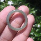Natural Jadeite Jade ring Thailand jewelry stone mineral size 7 US   E 5975