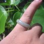 Natural Jadeite Jade ring Thailand jewelry stone mineral size 7 US   E 5983