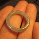 Natural  Grade A  Jadeite Jade ring stone carving  Size 7 US  A472