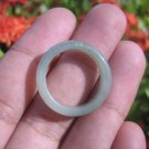 Natural Jadeite Jade ring Thailand jewelry stone mineral size 7 US  E 591109