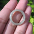 Natural Jadeite Jade ring Thailand jewelry stone mineral size  7 US   E 591100