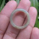 Natural Jadeite Jade ring Thailand jewelry stone mineral size 7 US  EA 010