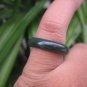 Natural Jadeite Jade ring Thailand jewelry stone mineral size 7 US EA 013