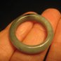 Large Light Olive Green Grade A Jadeite Jade ring Size 9.5 US A31