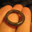Natural  Grade A  Jadeite Jade ring stone carving  Size 6.5  A503