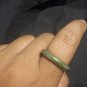 Natural Grade A Jadiete Jade ring stone carving Size 9 A748
