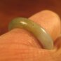 Natural Grade A Jadeite Jade ring rings stone mineral Size 7 US A615