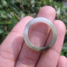 Natural Jadeite Jade ring Thailand jewelry stone mineral size 9 US   E 5956