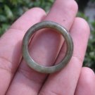 Natural Jadeite Jade ring Thailand jewelry stone mineral size 9 US   E 5952