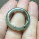 Natural Jadeite Jade ring Thailand stone art size  9.5 A648