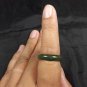 Natural  Grade A  Jadiete  Jade ring stone carving  Size 6.5  A7133