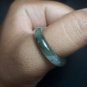 Natural Grade A Jadiete Jade ring stone carving Size 9 A747