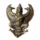 Brass Metal Garuda Bird Snake Bite Amulet Talisman Buddhist Blessing Thailand A2