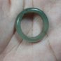 Natural  Grade A  Jadiete  Jade ring stone carving  Size 8.25 A7780