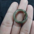 Natural  Grade A  Jadiete  Jade ring stone carving  Size  6.5  A7 185
