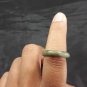 Natural  Grade A  Jadiete  Jade ring stone carving  Size  6.5  A7 185