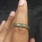 Natural Grade A Jadiete Jade ring stone carving Size 6.5 A7107