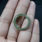 Natural  Grade A  Jadiete  Jade ring stone carving  Size 6.5 A7152
