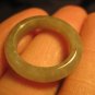 Natural  Grade A  Jadeite Jade ring stone carving  Size 7  A500