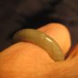 Natural  Grade A  Jadeite Jade ring stone carving  Size 7  A500