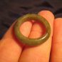 Natural  Grade A  Jadiete  Jade ring stone carving  Size 7  A729