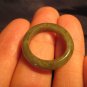 Natural  Grade A  Jadiete  Jade ring stone carving  Size 7  A729