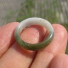 Natural Jade ring Thailand jewelry stone mineral art size 6.75  A455