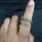 Natural  Grade A  Jadiete  Jade ring stone carving  Size 6.75  A7146