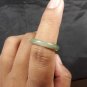 Natural  Grade A  Jadiete  Jade ring stone carving  Size 6.75  A7146