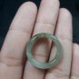 Natural  Grade A  Jadiete  Jade ring stone carving  Size 6.25  A7197