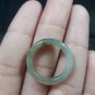 Natural  Grade A  Jadiete  Jade ring stone carving  Size 6.25  A7197