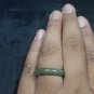 Natural  Grade A  Jadiete  Jade ring stone carving  Size  6.75  A7104