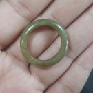 Natural  Grade A  Jadiete  Jade ring stone carving  Size 7.75 A7117