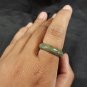 Natural  Grade A  Jadiete  Jade ring stone carving  Size 8.75   A7140