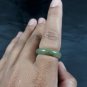 Natural  Grade A  Jadiete  Jade ring stone carving  Size 8.25   A7144