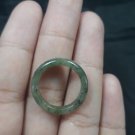 Natural  Grade A  Jadiete  Jade ring stone carving  Size 6.25  A7189