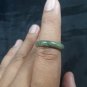 Natural Grade A Jadiete Jade ring stone carving Size 6.25 A7189