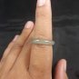 Natural  Grade A  Jadiete  Jade ring stone carving  Size  6.75   A7125