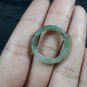 Natural  Grade A  Jadiete  Jade ring stone carving  Size 6.75  A7149