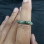 Natural  Grade A  Jadiete  Jade ring stone carving  Size 6.75  A7149