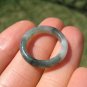 Natural Grade A  Jadeite Jade ring stone mineral carving  Size 6.5 US  A294