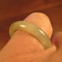 Natural Grade A  Jadeite Jade ring Mineral stone art  Size 7.75 US  A622