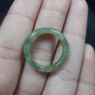 Natural  Grade A  Jadiete  Jade ring stone carving  Size  6.5  A7100